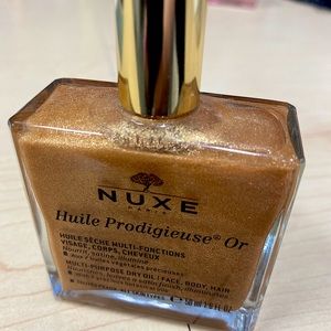 NUXE Paris shimmer body hair oil